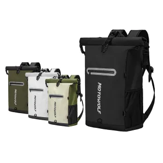 【MOTOWOLF】GP-251 摩多狼 大容量 防水 便攜飲水 雙肩騎行包 後背包(帶網兜)