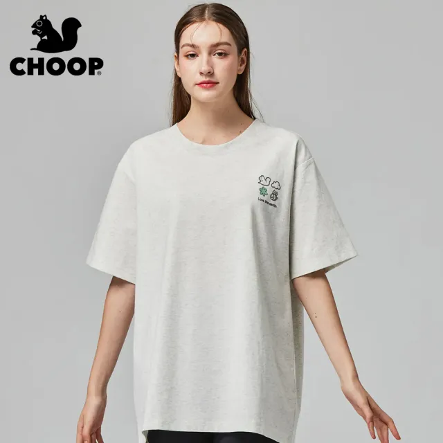 【CHOOP】小松鼠-抗皺親膚柔滑奶油棉T(蜜蜂)