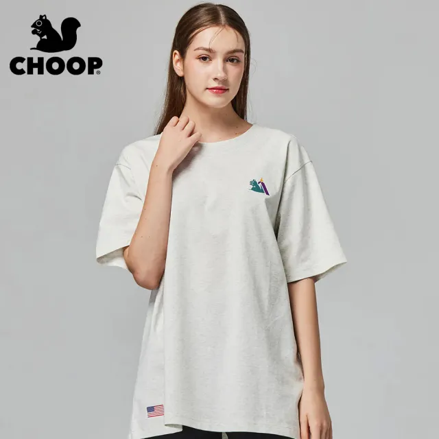 【CHOOP】小松鼠-抗皺親膚柔滑奶油棉T(露營)（其他規格）