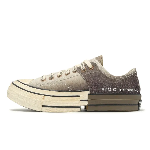 【CONVERSE】休閒鞋 Chuck 70 2 in 1 男鞋 女鞋 棕 帆布鞋 王逢陳 聯名款 解構 1970 仿舊(A15741C)