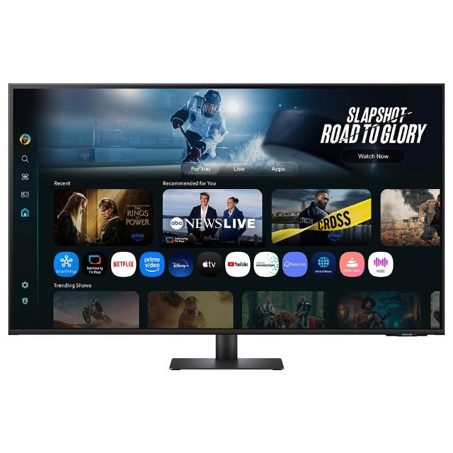 【Samsung 三星】S43FM702UC 43型4K 16:9 AI智慧聯網螢幕(影音串流/HDR10/內建喇叭/Type C/4ms/搖控器)