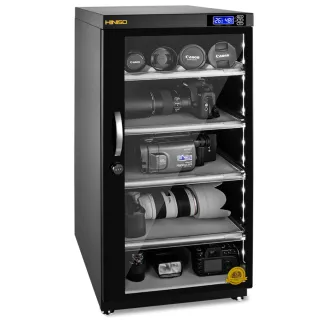 【RTAKO】電子防潮箱 智能防潮箱 125L(智能控濕/LED照明燈/可調節層架/乾燥櫃/除濕箱/吸濕箱/乾燥箱)