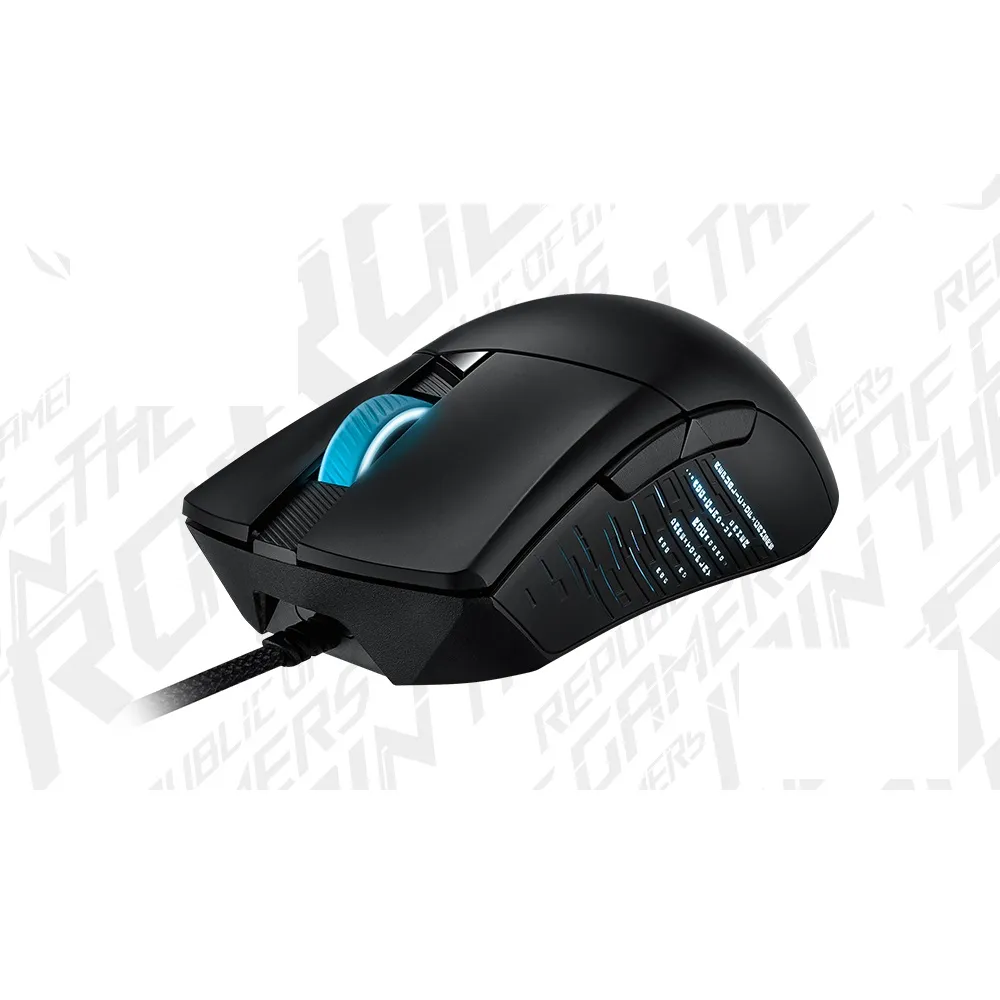 【ASUS 華碩】MyCard500點數組★ROG Gladius III RGB有線電競滑鼠
