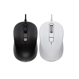【ASUS 華碩】MyCard500點數組★藍光靜音有線滑鼠(MU101C)