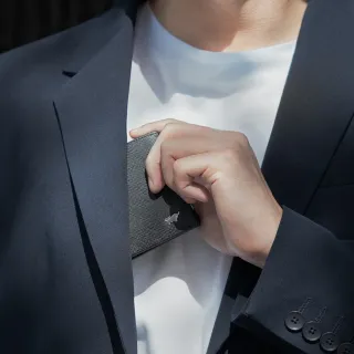 【BRAUN BUFFEL 德國小金牛】聖誕禮盒 交換禮物 台灣總代理 尚恩A 4卡零錢袋皮夾-黑色(BF354-315-BK)