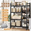 【Ashley House】90面寬-大型多功能收納層架-帶輪(鐵架 收納架 廚房架 臥室架 浴室架 陽台架)