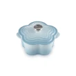 【Le Creuset】琺瑯鑄鐵鍋山茶花鍋20cm(甜心粉/海岸藍/棉花白/含羞草黃/錦葵紫 5色選1)