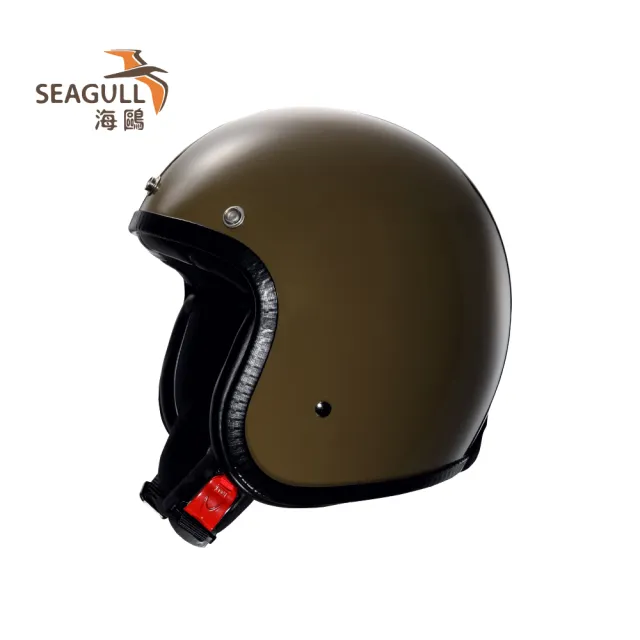【SEAGULL 海鷗】TW-786城市漫遊亮面安全帽(3/4安全帽/多色挑選)