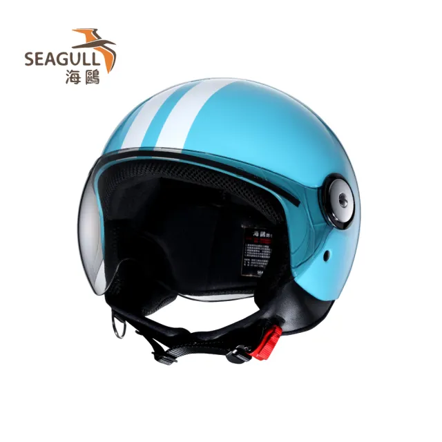 【SEAGULL 海鷗】TW-781Ｍ條紋安全帽(半罩安全帽/多色挑選)