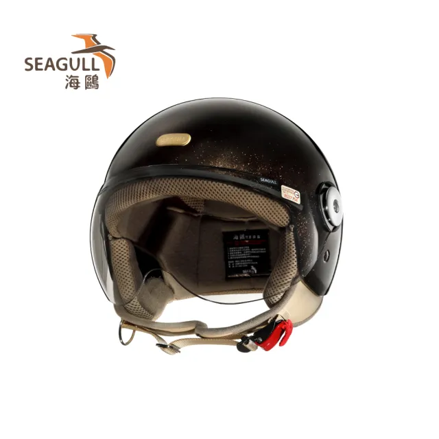 【SEAGULL 海鷗】TW-781M金蔥安全帽(半罩安全帽/多色挑選)