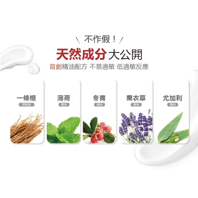 【花芊生技】金牌 金門一條根精油舒緩霜 國際限定版 6入組(100g/1罐 外用強效型)