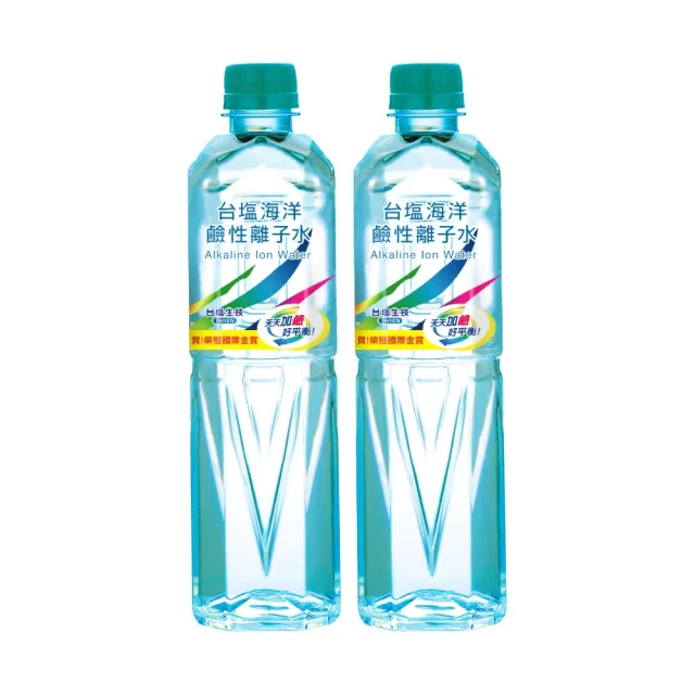 【週期購-台鹽】海洋鹼性離子水600mlx2箱(共48入;官方直營)