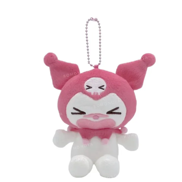 【小禮堂】雙11 Sanrio 三麗鷗 酷洛米 絨毛玩偶吊飾 粉帽大哭 變裝50週年(平輸品)