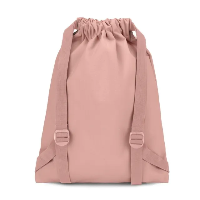 【JANSPORT】DRAW SACK 束口袋背包 玫瑰粉(JS0A83LQ7N8)