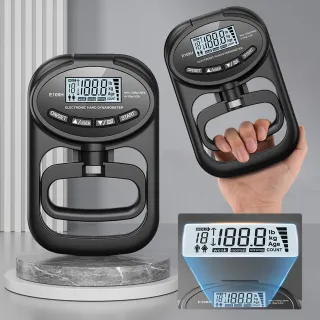 【ANTIAN】家用電子計數握力器 測力計 健身鍛煉手腕握力圈 腕力器 握力體能測試儀