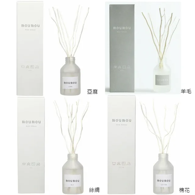 【Daiko 大香】日本 moumou 天然精油擴香瓶 居家香氛 室內香氛 100ml(四款任選)