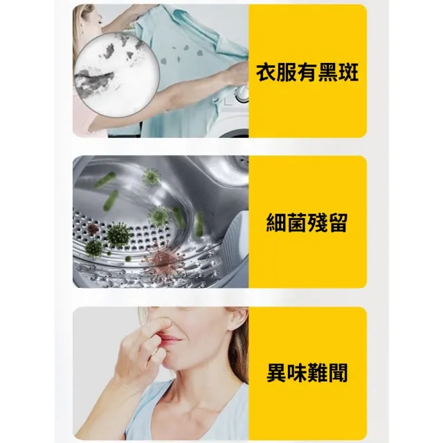 【潔淨專家】沐檬洗衣機清潔抑菌液500ml-3入組(洗槽劑 去污劑 除菌除垢)