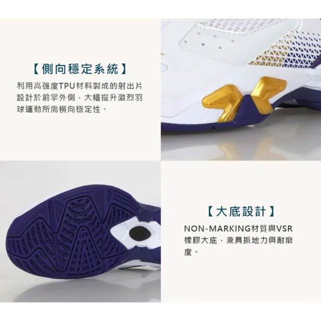 【VICTOR 勝利體育】男女羽球鞋-訓練 運動 羽毛球 V型楦 勝利(P9200cHP-AB)