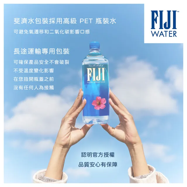 【FIJI 斐濟】天然深層礦泉水500mlx24瓶/箱(官方直營)