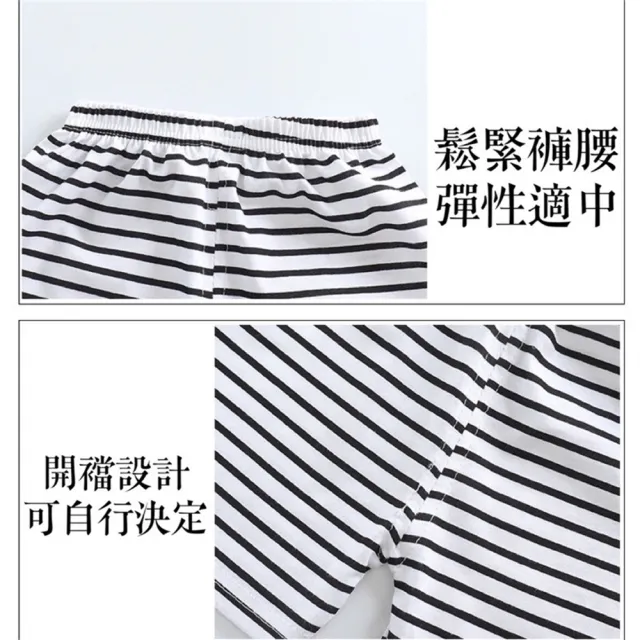 【安朵童舖】現貨韓版兒童短袖套裝男童印花短袖上衣短褲寶寶兩件式套裝女童休閒短袖套裝(30)