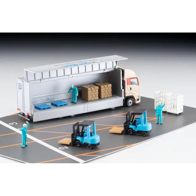 【TOMICA】TOMYTEC Truck Logistics Site WING VAN D K.R.S. Corporation(模型車)