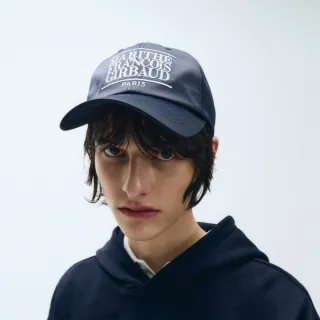 【MARITHE FRANCOIS GIRBAUD】官方旗艦 經典LOGO緞面棒球帽 MFG(深海軍藍)