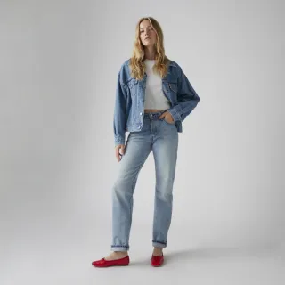 【LEVIS 官方旗艦】501 90s 女款中腰及踝直筒丹寧牛仔褲 / 赤耳 熱賣單品 A1959-0050
