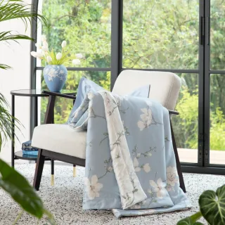 【WEDGWOOD】買一送一合購組★經典印花蠶絲涼被 薄被四季被 雙人180x210cm(百貨款｜天絲/長纖棉任選)