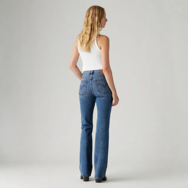 【LEVIS】Wedgie Boot女款中腰靴形丹寧牛仔褲 熱賣單品 A8710-0001