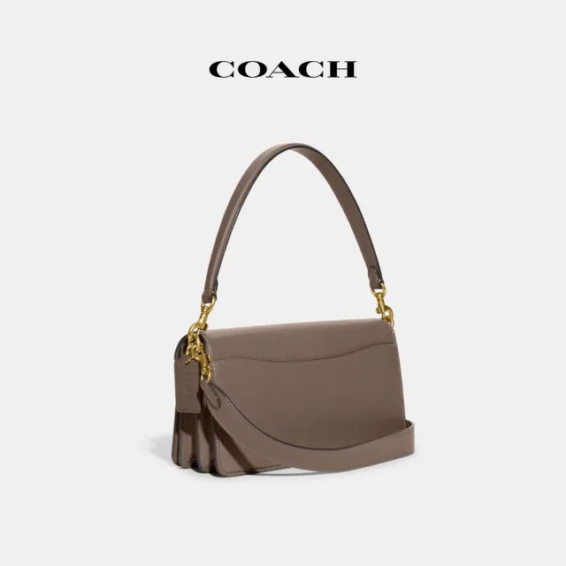 【COACH】蔻馳官方直營 TABBY 26單肩手袋-深石灰色(CH857)