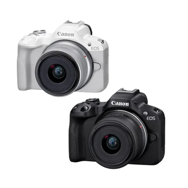 【Canon】EOS R50 + RF-S 18-45mm F4.5-6.3 IS STM KIT 單鏡組 無反微單眼相機(公司貨 官網登錄2年保固)