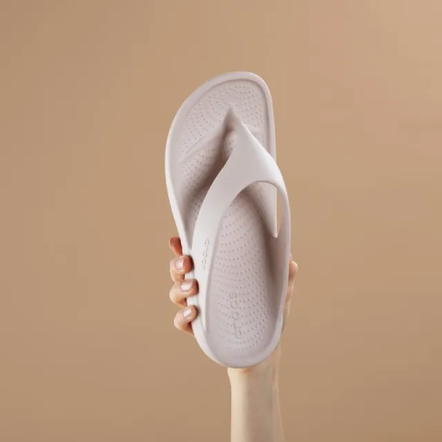 【Crocs】女鞋 麵包女士人字拖(211100)