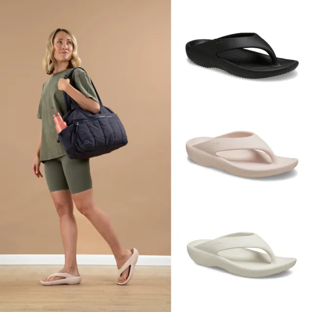 【Crocs】女鞋 麵包女士人字拖(211100)