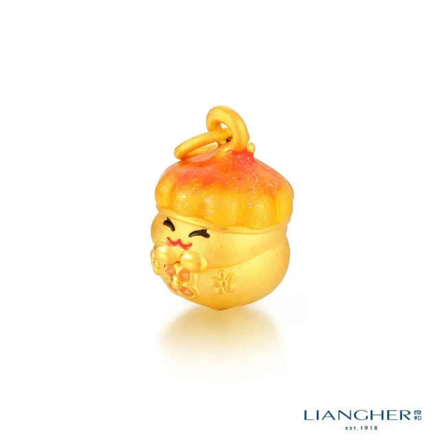 【良和時尚珠寶】黃金墜子 榛美好墜子(金重:0.43錢 ±0.02)
