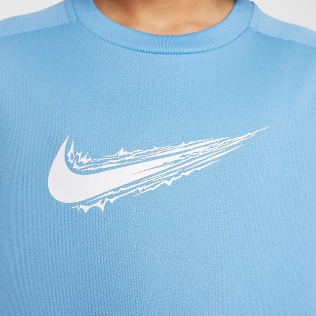 【NIKE 耐吉】短袖上衣 童裝 大童 男童 B NK DF MULTI SS TOP HBR 藍 HF8100-489