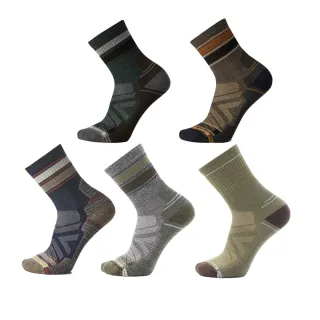 【SmartWool官方直營】機能戶外 全輕量減震 條紋中筒襪 多色任選(美麗諾羊毛襪 登山襪 保暖襪 除臭襪)