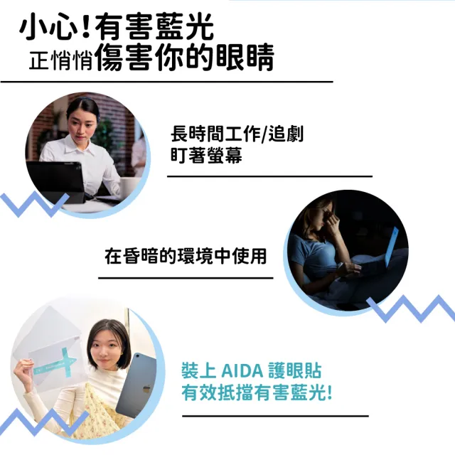 【AIDA】iPad Air/Pro 13吋 德國萊茵認證AR抗藍光玻璃保護貼(德國萊茵TUV｜國際SGS認證｜附對位器)
