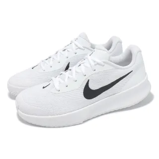 【NIKE 耐吉】網球鞋 Vapor Lite 3 HC 男鞋 白 黑 支撐 氣墊 緩衝 運動鞋(FZ2155-101)