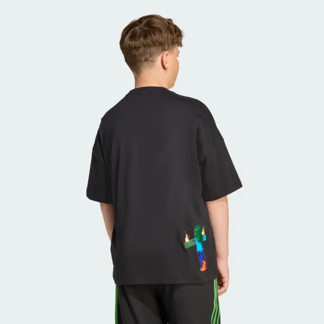 【adidas 愛迪達】MINECRAFT 短袖上衣 T恤 童裝 - Originals JW5327