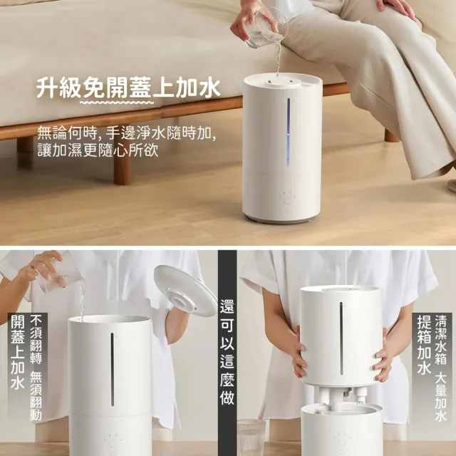 米家智能除菌加濕器2 4.5L(智能恆濕 除菌淨化 110V可用)