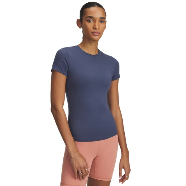 【UNDER ARMOUR】UA 女 Meridian Core 短袖T-Shirt_6000341-044(藍紫色)
