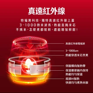 【Tefal 特福】IH 真遠紅外線電子鍋-RK880870