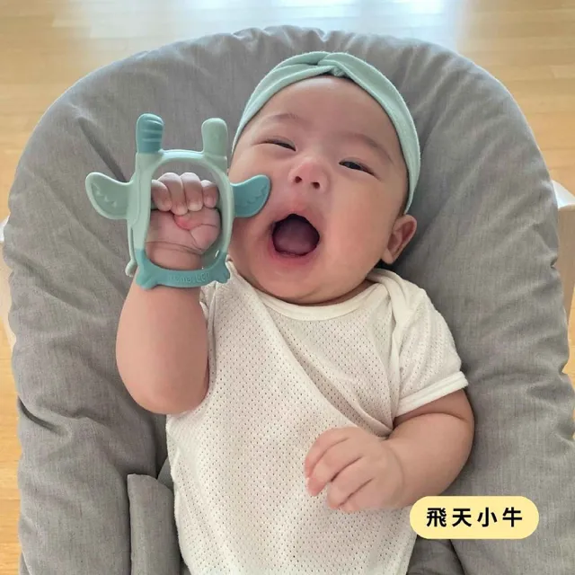 【韓國MAMAsTEM固齒器】飛天小牛/翹尾小虎(贈收納盒 手環式固齒器 分齡固齒器 總代理公司貨)