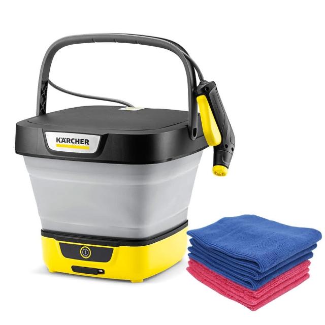 【KARCHER 凱馳】無線可攜式清洗機 OC 3 Foldable《送超細纖維擦拭布6入》(2025最新機型)