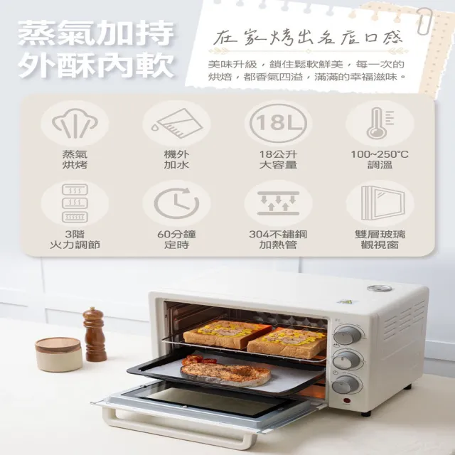 【大家源】18L蒸氣烤箱(TCY-381801)