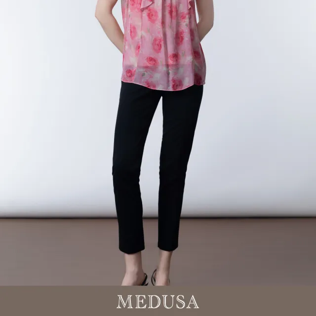 【MEDUSA 曼度莎】現貨-質感雙排釦壓線修身西裝褲 - 2色（M-XL）｜女長褲 修身長褲 西裝長褲(601-74502)