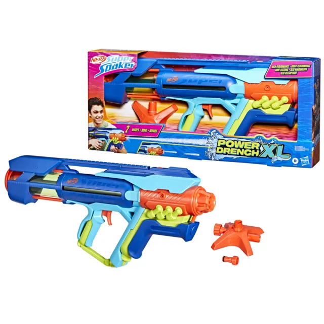 【NERF 樂活打擊】超強水力XL激戰款(水槍 運動 射擊設備)