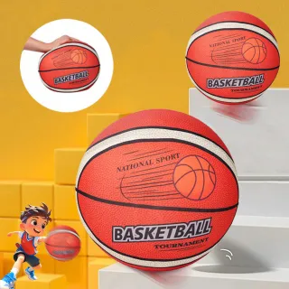 【ANTIAN】7號球 家用室內靜音訓練籃球 高彈力籃球 成人/兒童親子籃球