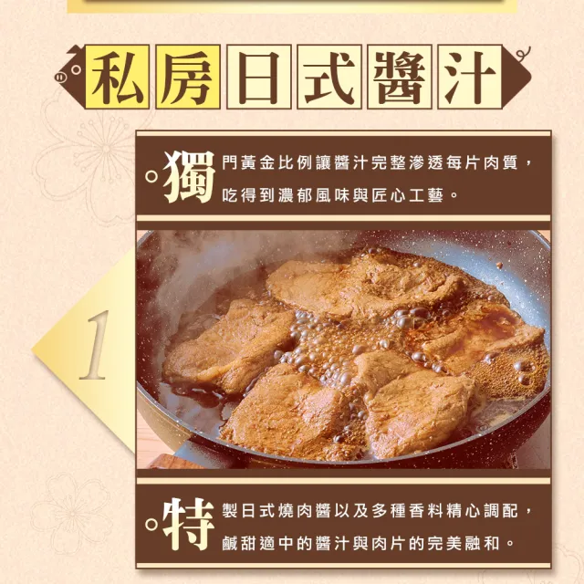 【享吃肉肉】日式梅花里肌燒肉片9包(300g/包 中秋烤肉/燒烤/早餐肉)