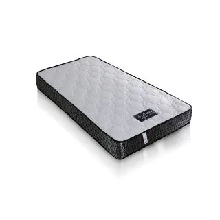 【myhome8 居家無限】單人加大高密度泡棉護脊彈簧床墊3.5尺x6.2尺x25cm-橫須賀